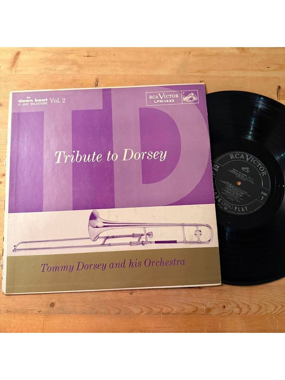 Tommy Dorsey and his Orchestra - Tribute to Dorsey 33rpm VG+ VR21